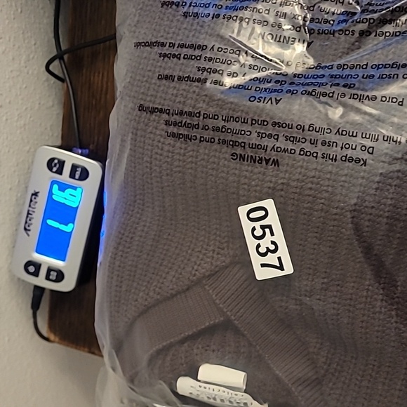 Y2K Vintage Womens Chunky Knit Sweater Pullover Size XL Brown VNeck Minimal - Picture 7 of 8